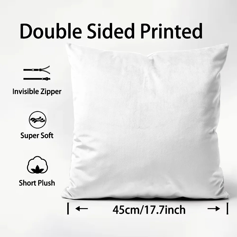 C-Colorful fashion Emilio Pucci Pillow Case Anti-dustmite Pillowcase Invisible zipper silky short plush Sofa cushion cover