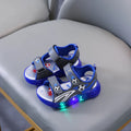 Summer Sandals New Sport Comfort Child Shoes Anti Slip Breathable Soft Light Up Boy Shoes Fashion Beach Casual Sandals Босоножки