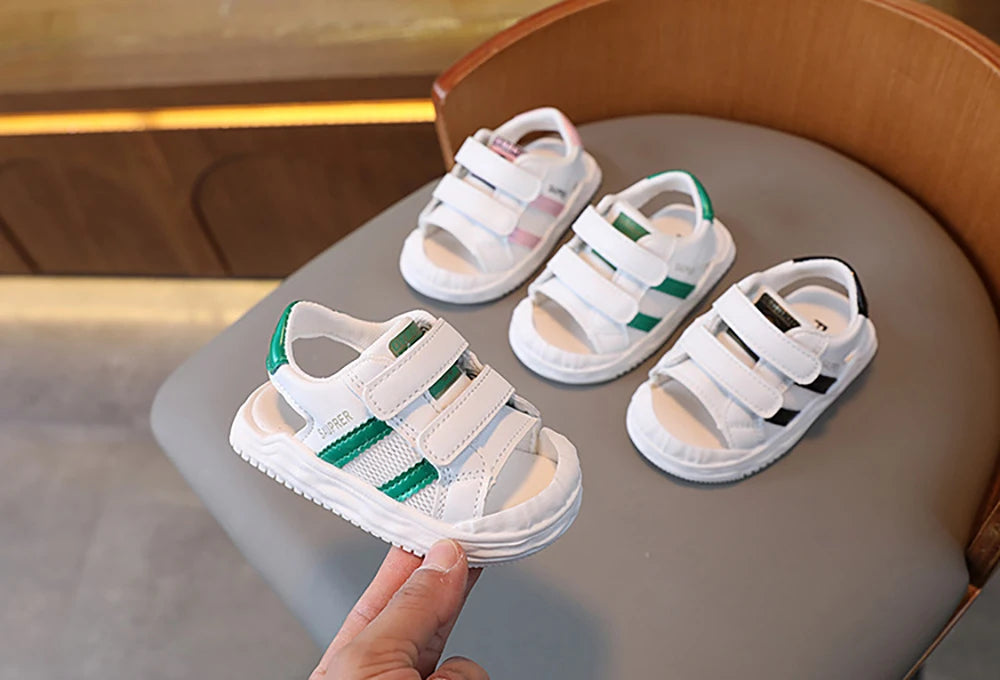 Summer Sandals For Girls Ergonomics Children Sandals For Baby Boys Soft-soled Beach Sandals For Kids Trend Fashion Sport Sandals
