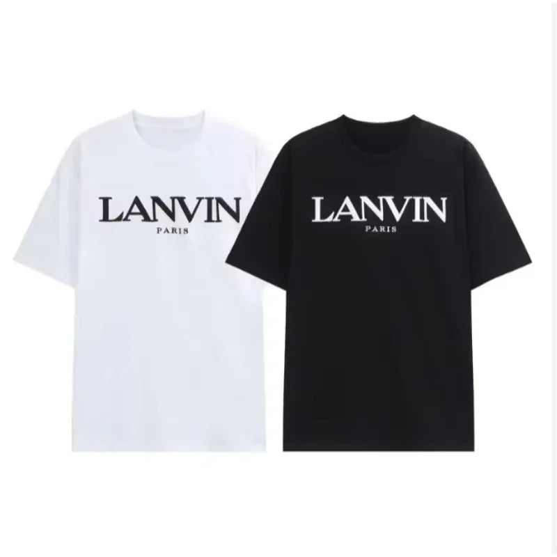 2026 Designer Brand Plus Size Men's Graphic Print T-shirt Top Summer 100% Cotton T-shirt Y2K Harajuku High Quality