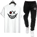 2026 New in T-Shirts Co-ords Summer Men Tracksuit Crew Neck Tshirt and Sports Sweatpants Male Home Outdoor Comfort Casual Outfit