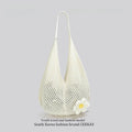 Ceekay Large Capaci Woven Tote Bag Underarm Single oulder Beach Casual Summer Vaion Women's Bag Soft Dumpling ape