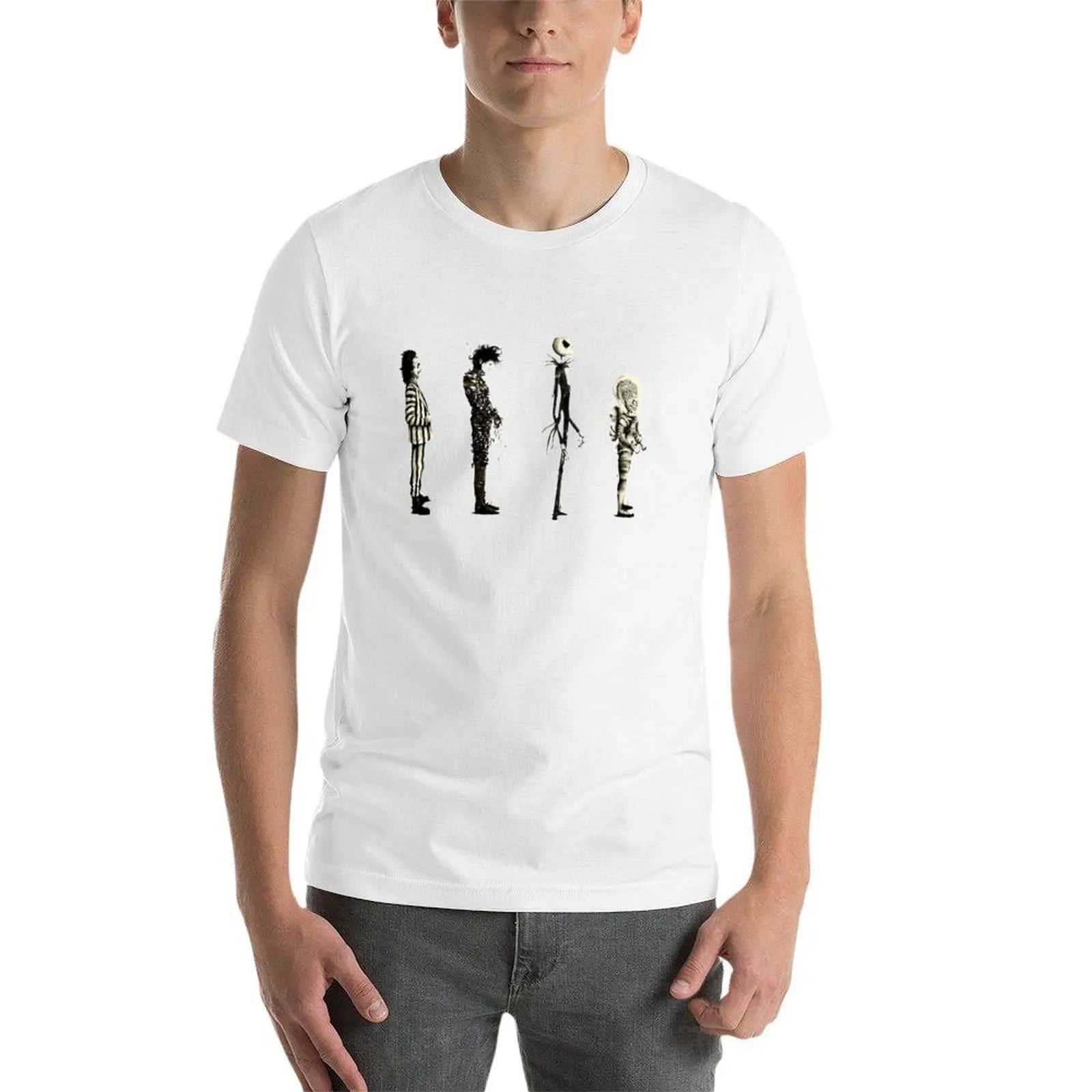 Tim Burton, Edward Scissorhands T-Shirt t shirts for man cotton men t shirt cotton 100% T-Shirt