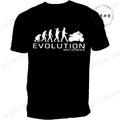 Men's Summer Clothing Fashion Casual Loose Tee Shirt Evolution Motorcycle Printed T-Shirts Round Neck Short Sleeved T-shirt Top