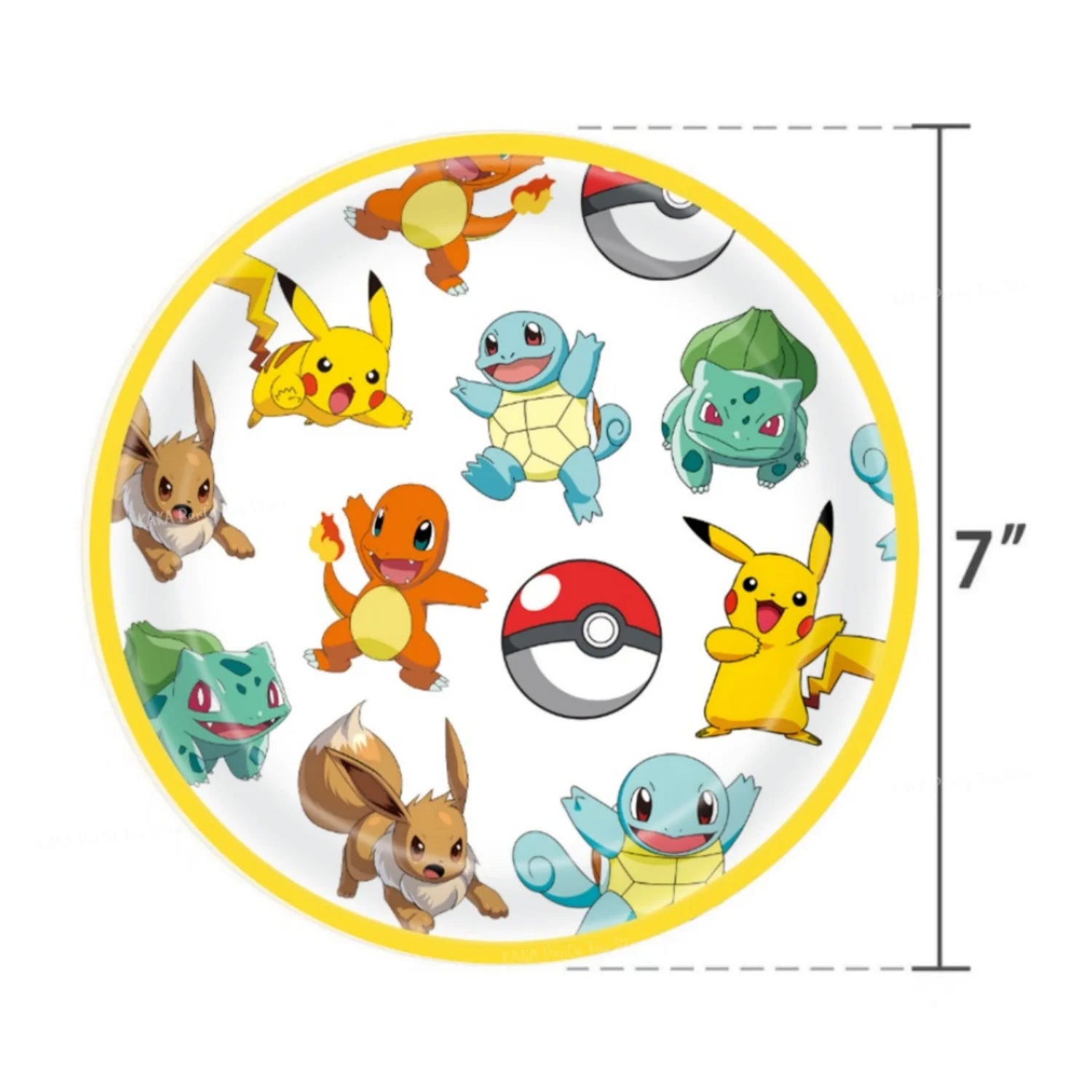 Pokemon Birthday Party Decoration Cartoon Theme Tableware Set with Cups Plates Napkins Pikachu Balloons Banner Kids Party Favors