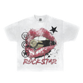 Rockstar Blank Shot Cotton Graphic Tee.