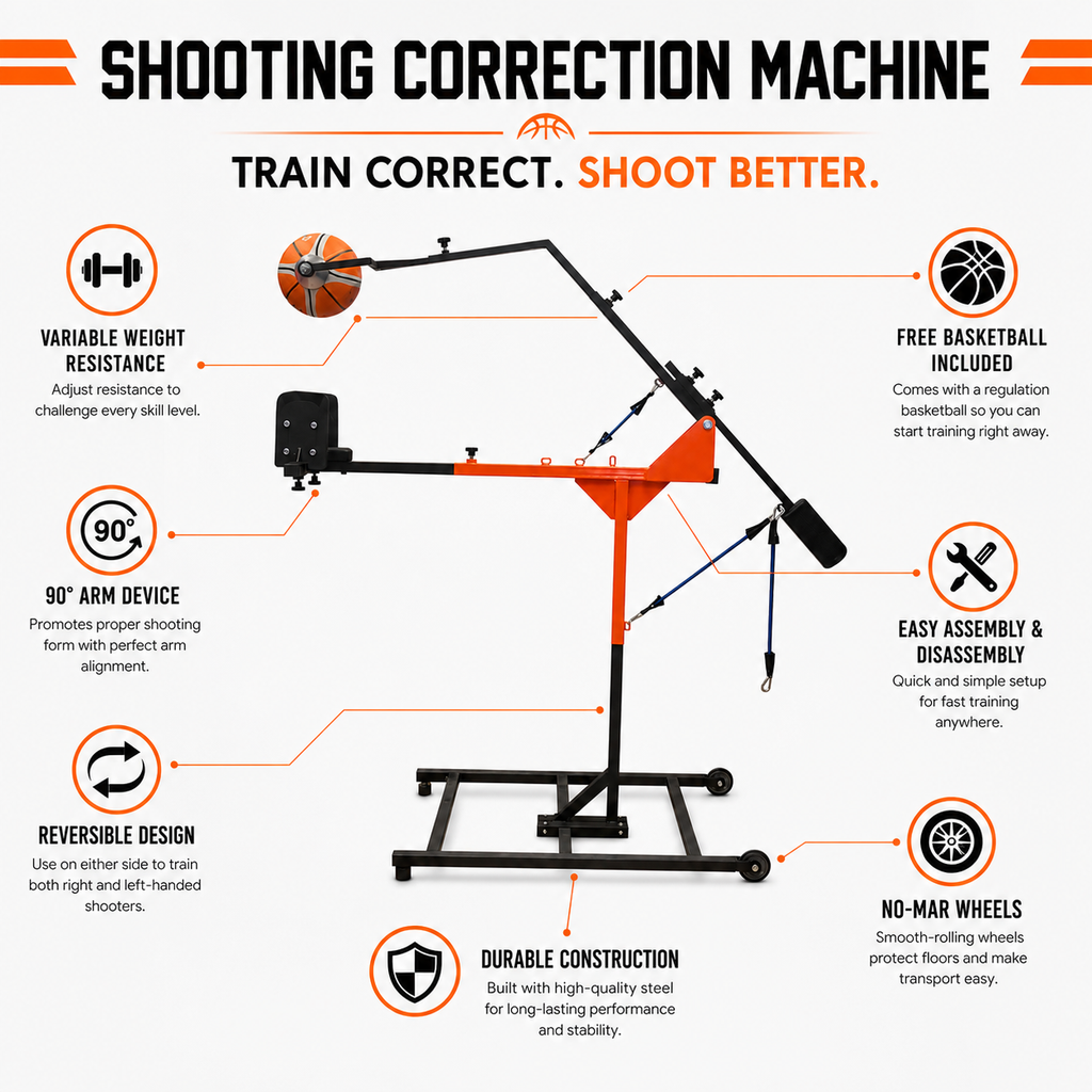 Shooting Correction Machine - for elite Basketball Training