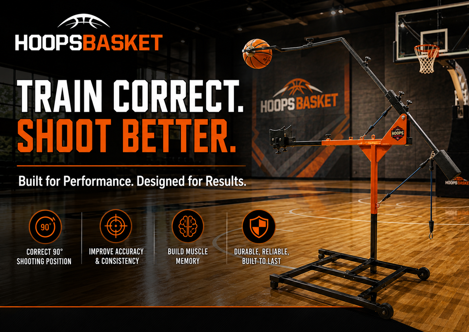Shooting Correction Machine - for elite Basketball Training